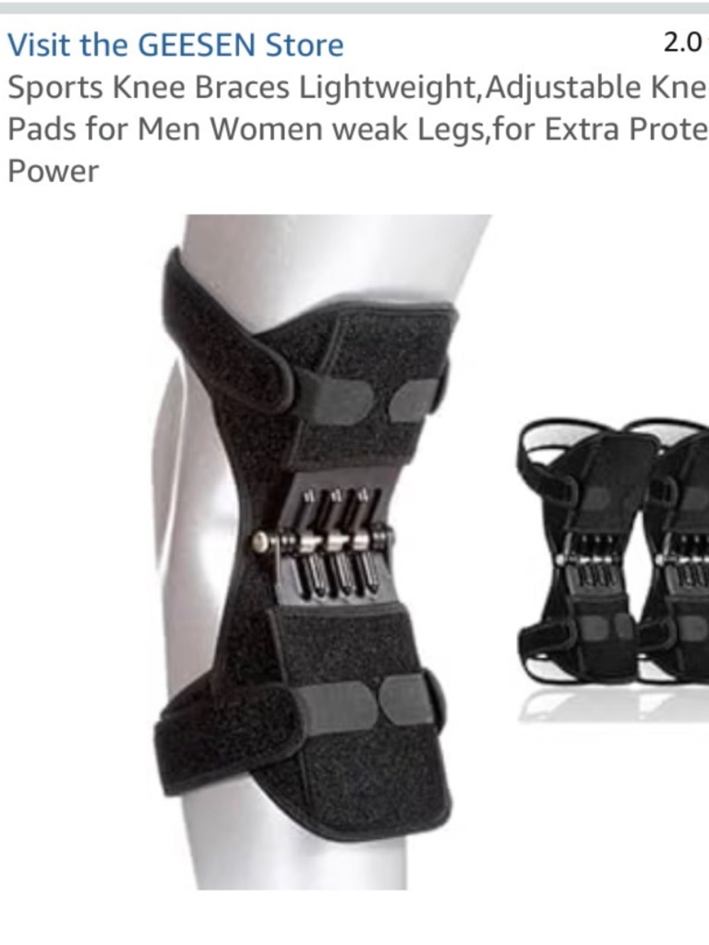 Spring powered knee brace - Picture 1 of 6